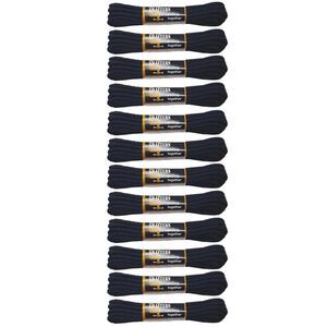 Grafters Round 55in Boot Laces (Pack 0f 12) / Black